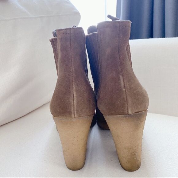 NEW Prada Leather ankle boots in camel/brown - Picture 7 of 14